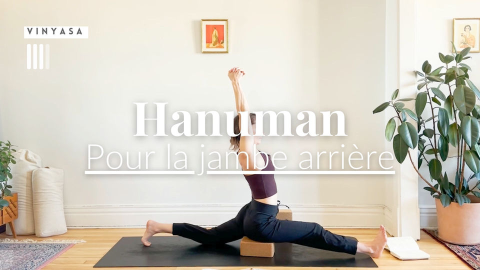 Vinyasa ~ Hanuman - jambe arrière